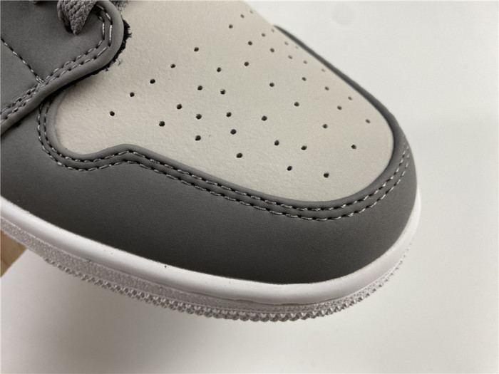 AIR JORDAN 1 MID NEON YELLOW SWOOSHES 554724-072