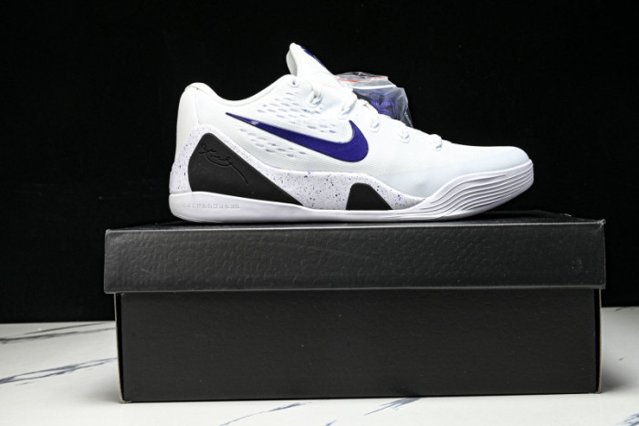 Nike Kobe 9 EM Low Protro White Court Purple IH1401-100