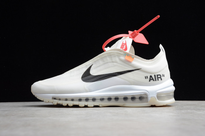 ow x air max 97 white aj4585- 100