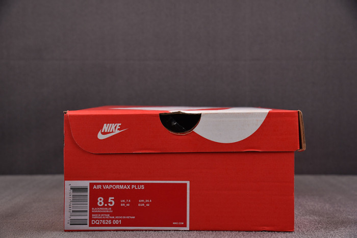Nike Vapormax Plus Black Red Blue DQ7626-001