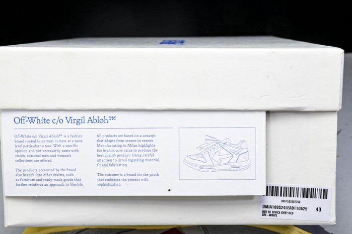 OW Out Of Office Lace-Up Sneakers OFO0162