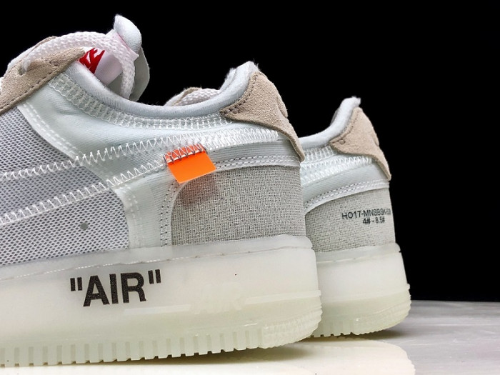 ow nike air force 1 low white ao4606 -100