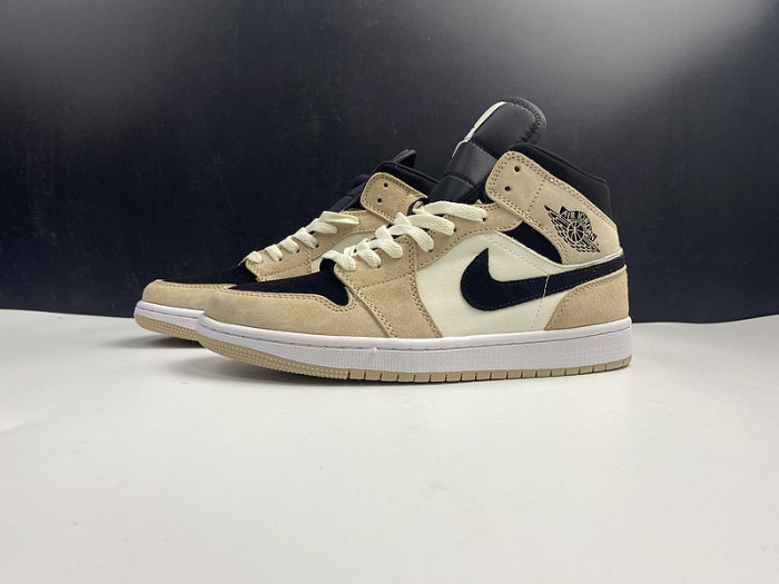 air jordan 1 mid barely orange light violet bq6472 -800