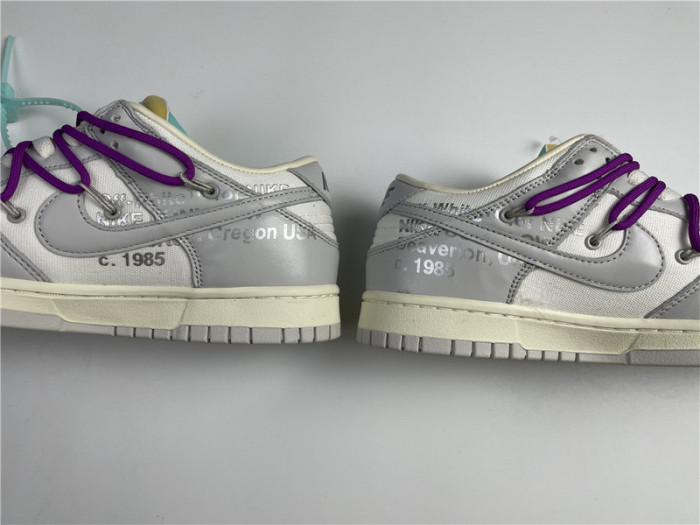 ow x nike dunk low lot 21 dm1602-100