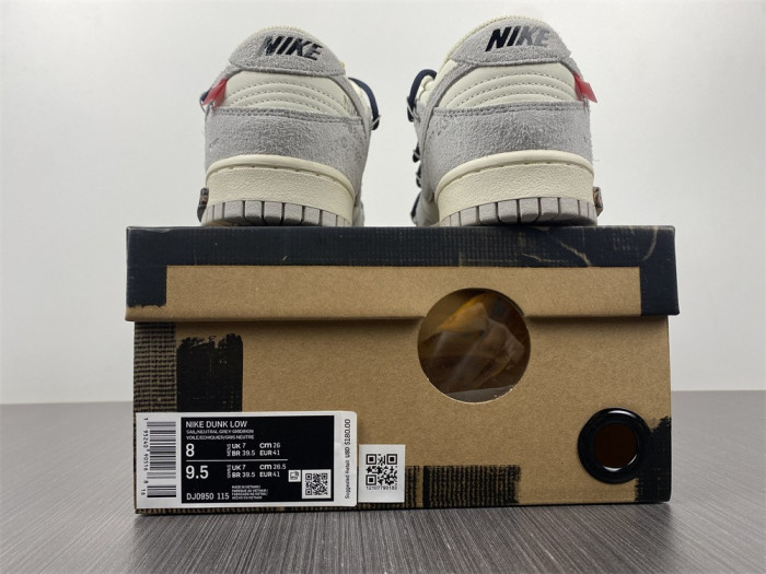nike dunk low ow lot 20 dj0950-115