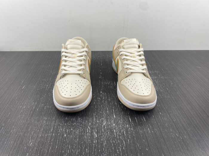nike dunk low pale ivory oil green fq6869-131