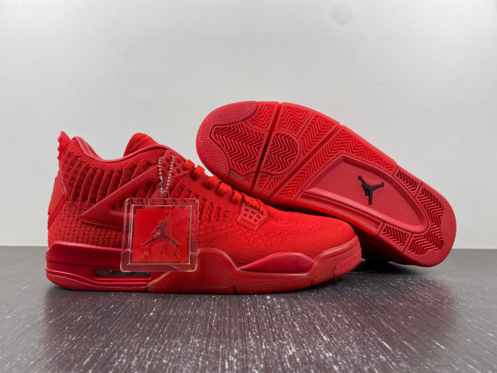 air jordan 4 flyknit red aq3559-600