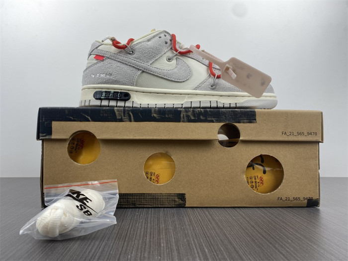 nike dunk low ow lot 33 dj0950-118