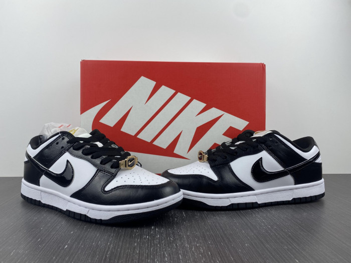 nike dunk low world champs black white dr9511-100