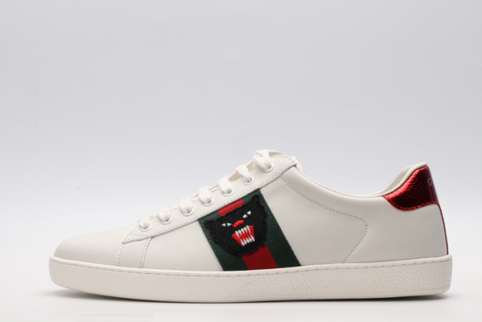 g*u*i ace embroidered low-top sneaker e2303