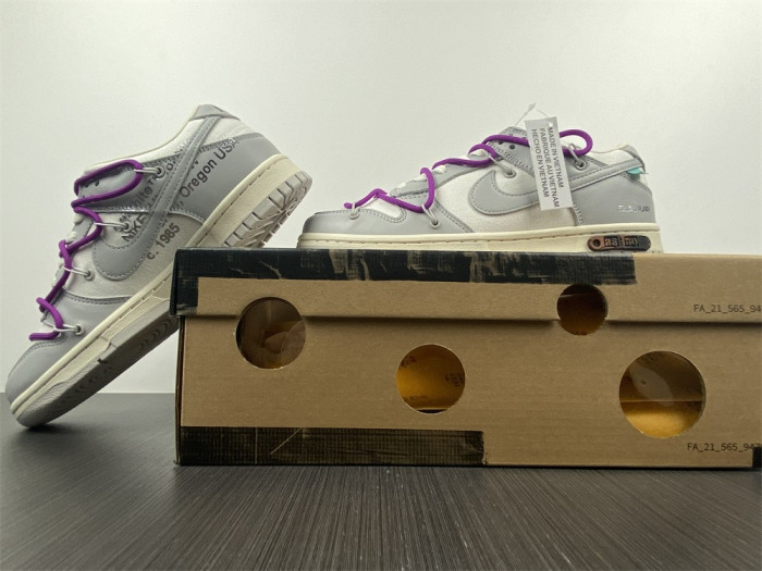 nike dunk low ow lot 28 dm1602-111