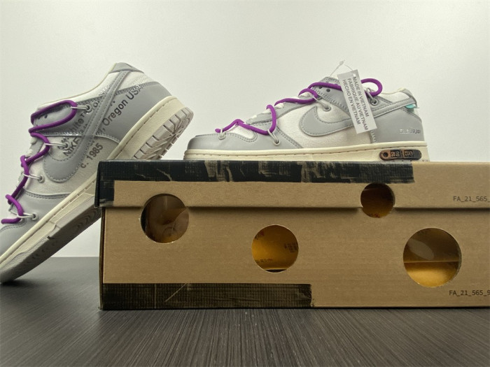 nike dunk low ow lot 28 dm1602-111