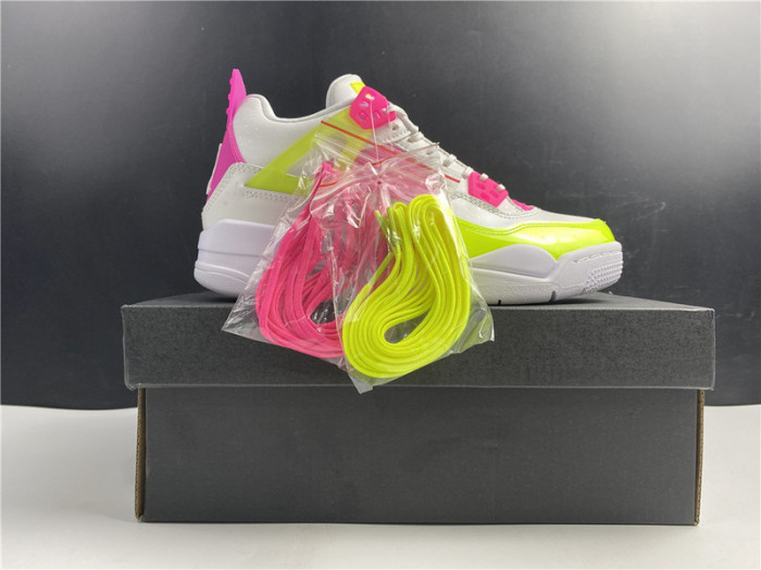 air jordan 4 gs “lemon venom” cv7808-100