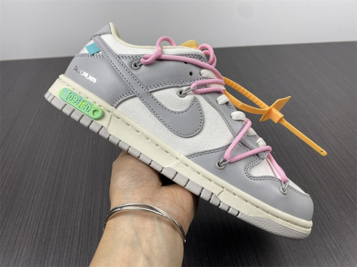 ow x nike dunk lot 9 dm1602-109