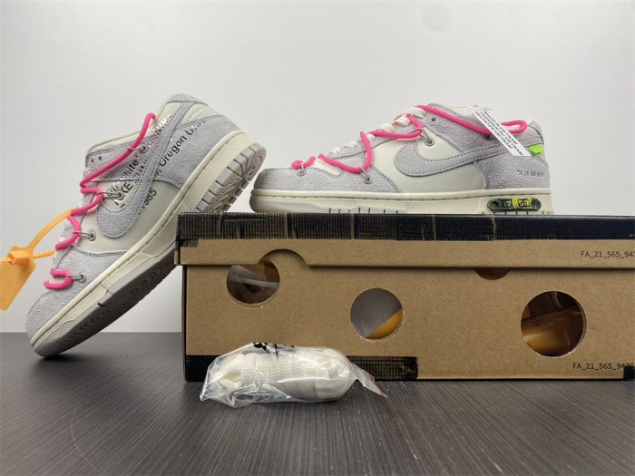 nike dunk low ow lot 17 dj0950-117