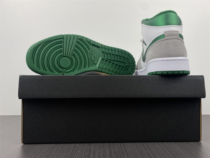 air jordan 1 mid grey green dc7294-103