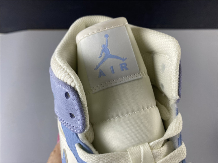 air jordan 1 mid mixed textures blue da4666-100