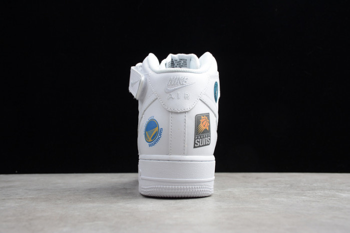 NIKE AIR FORCE 1 MID NBA WHITE AQ8017-100